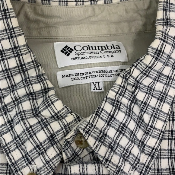 Columbia heavy cotton button down shirt, ECU - Picture 2 of 7
